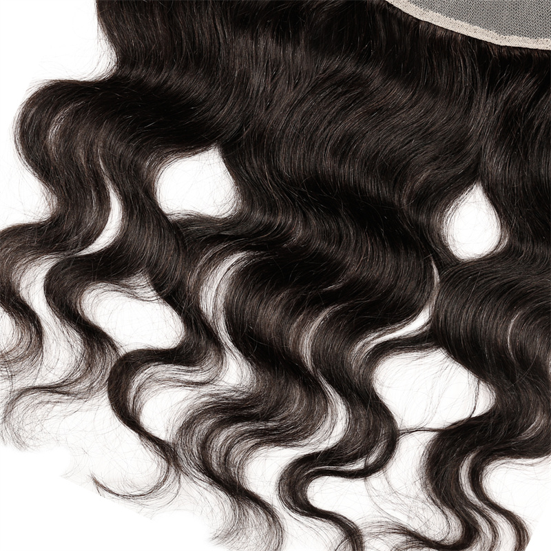 Virgin Human Hair Body Wave 13x4 13x6 Transparent Lace Frontal - 图片 9